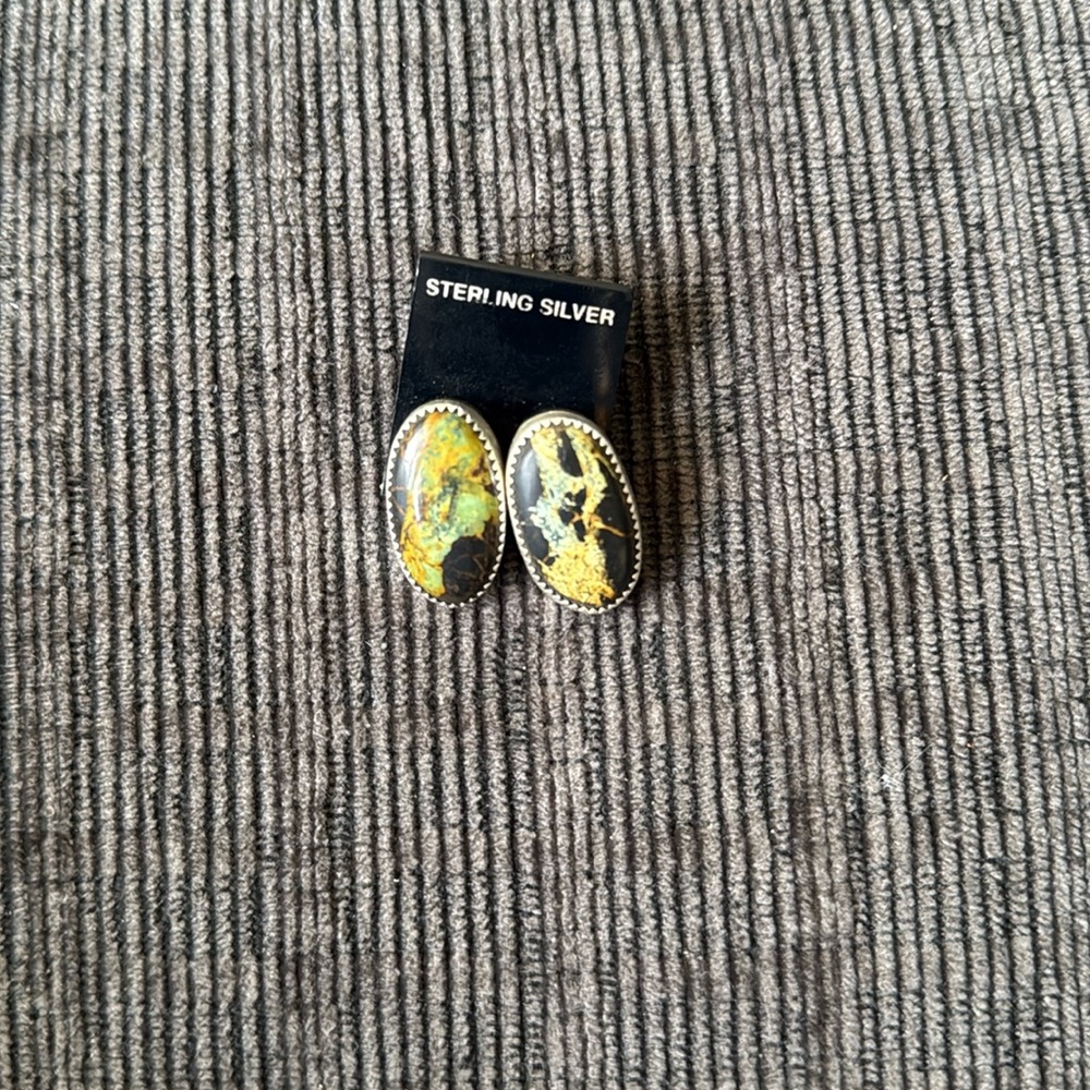 Sterling Silver Blackjacks Earrings